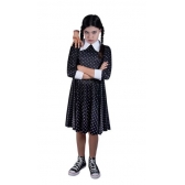 Fantasia Wandinha Infantil Novabrink - Fantasias Infantis