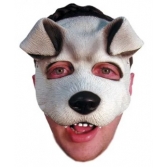 Máscara Látex Cachorro Metade Spook - Máscaras