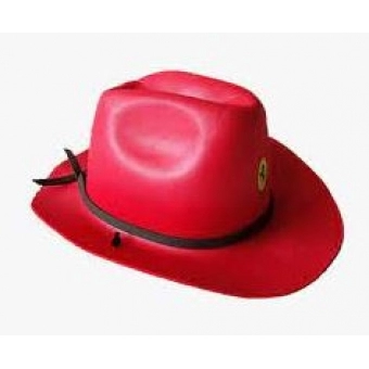 Chapéu Cowboy E.V.A Vermelho Adulto