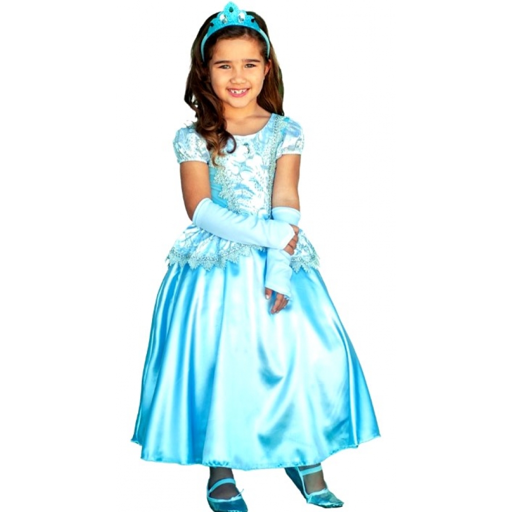Fantasia Princesa Vitória Longa Infantil Rei Eli Ana - Fantasias Infantis