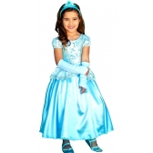 Fantasia Princesa Vitória Longa Infantil Rei Eli Ana - Fantasias Infantis