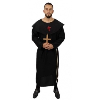 Fantasia Padre Preto Adulto Florecida