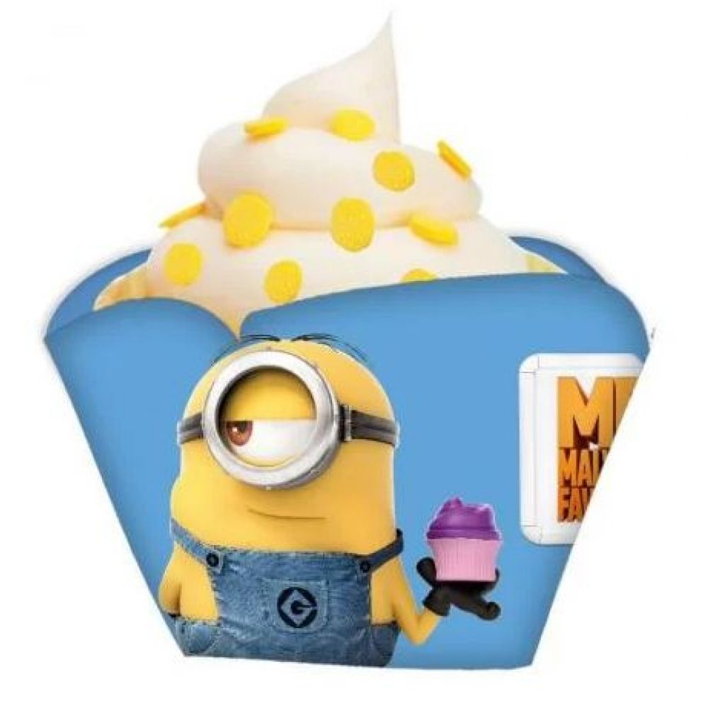 Cupcake Wrapper Meu Malvado Favorito c/8 Festcolor - Temas Infantis