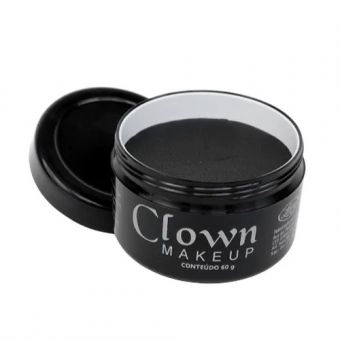 Clown Make Up 60g Preto Lary Rostinho Pintado
