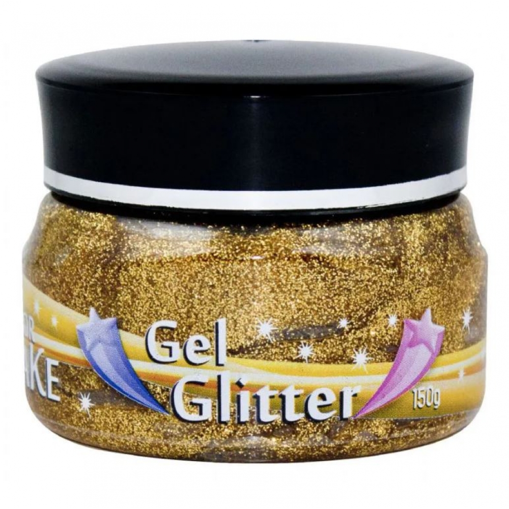 Gel Glitter 150g Colormake - Ouro