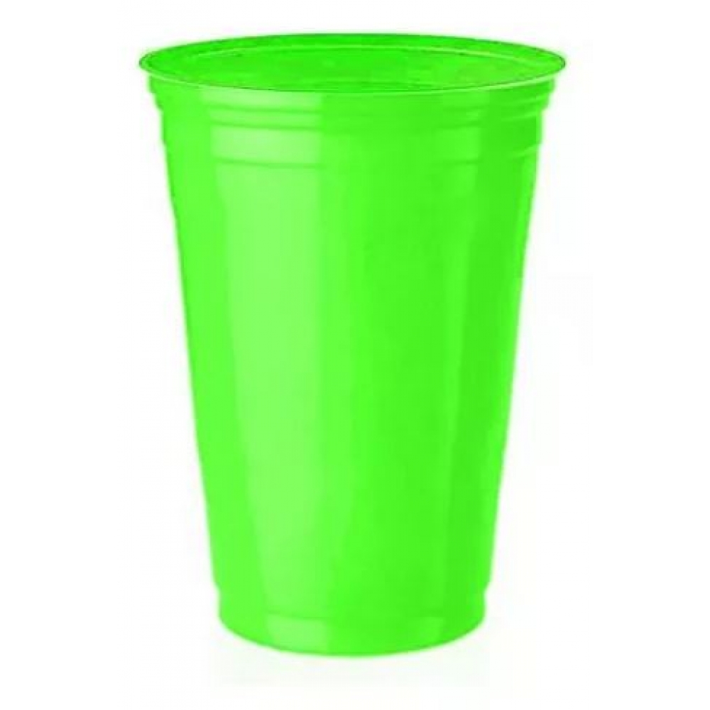 Copo 400ml Biodegradável Verde c/25 Trik Trik - Descartáveis