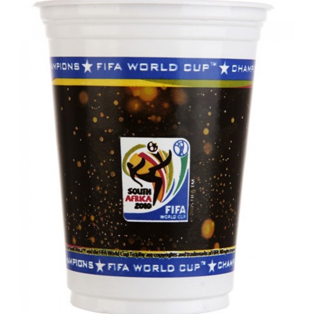 Copo de Plástico Descartável 200ml Fifa Troféu c/8 Regina Festas - Outlet
