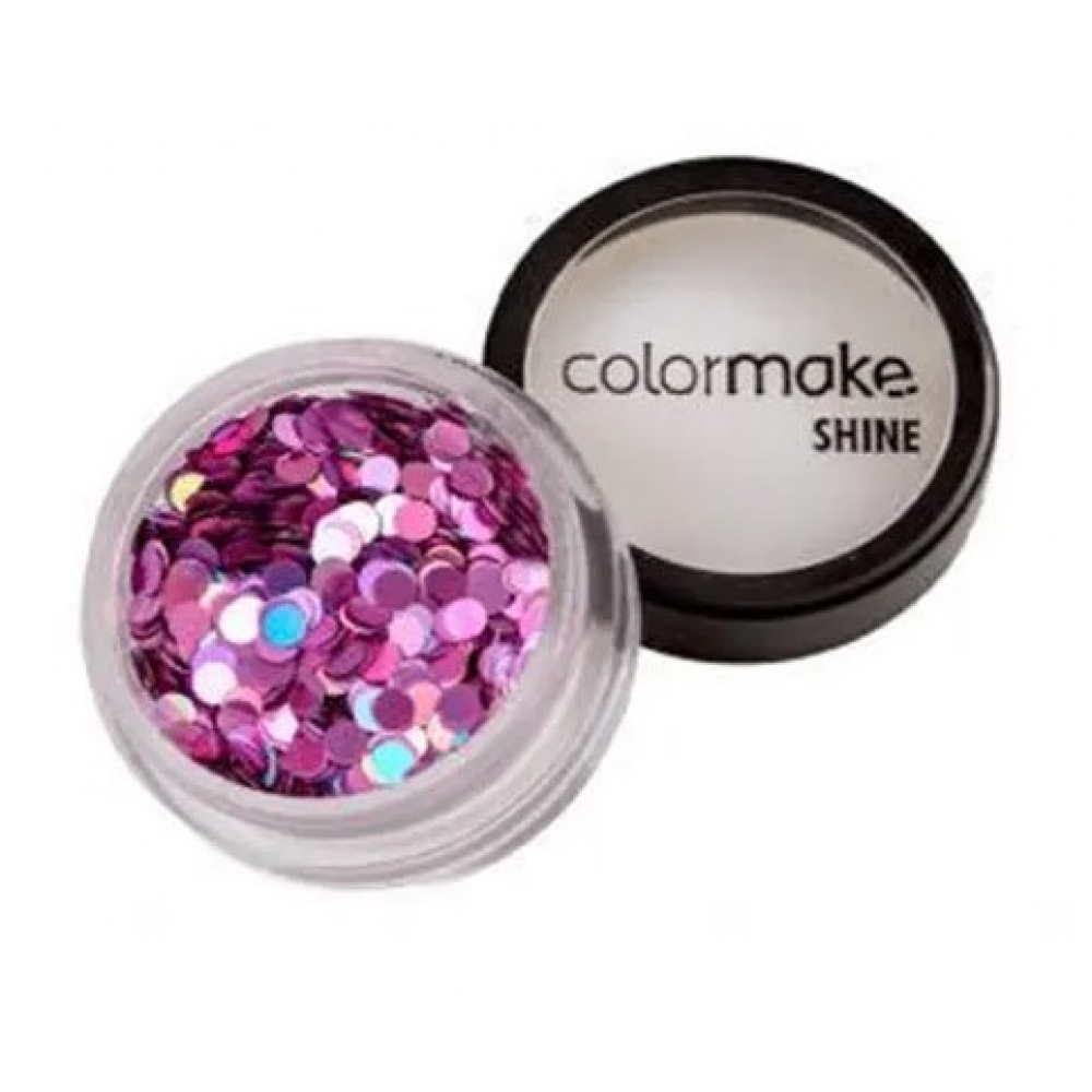 Glitter Formatos 2g Ponto Rosa Colormake - Maquiagem
