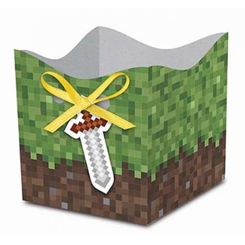 Mini Cachepot e Scrap de Festa Mini Pixels c/8 Junco - Temas Infantis