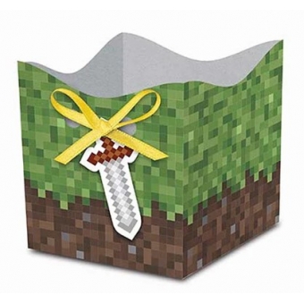 Mini Cachepot e Scrap de Festa Mini Pixels c/8 Junco