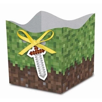 Mini Cachepot e Scrap de Festa Mini Pixels c/8 Junco