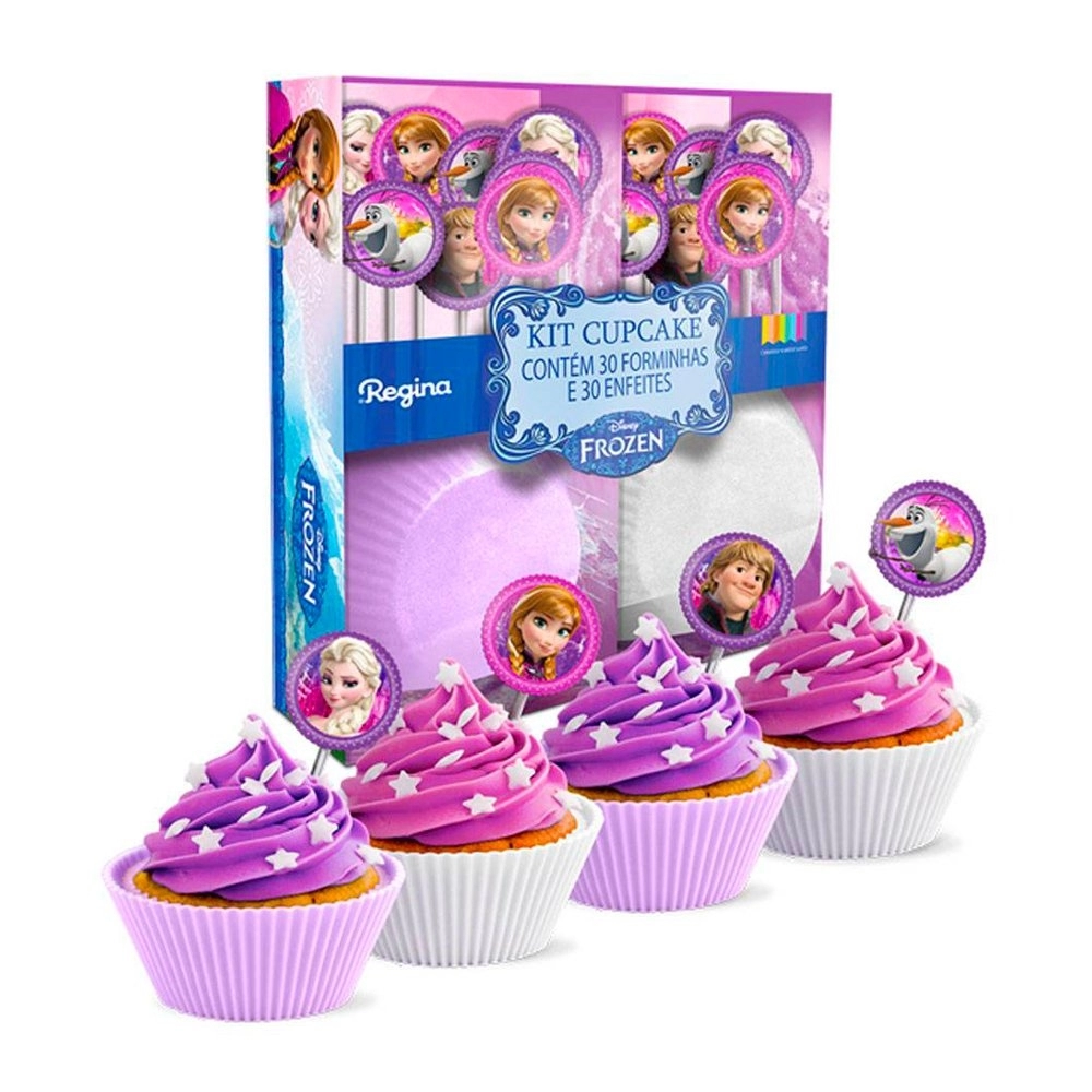 Kit Cupcake Frozen Regina Festas - Temas Infantis