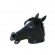 Máscara Látex Cavalo Preta Inteira Importada - Máscaras