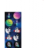 Adesivo Redondo Espacial c/30 Regina Festas - Temas Infantis