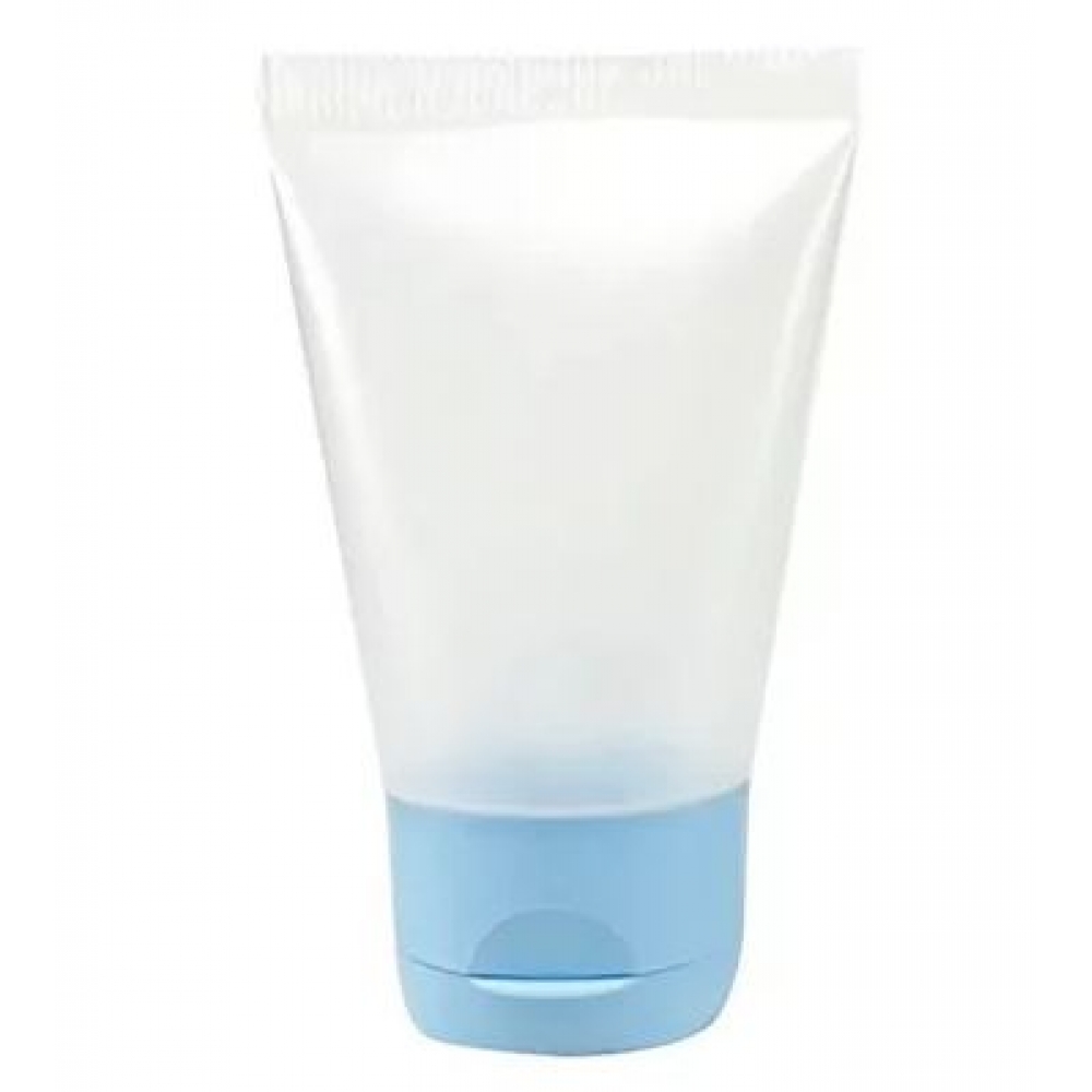 Bisnaga Plástica Flip Top Tampa Azul c/10 - Lembrancinhas