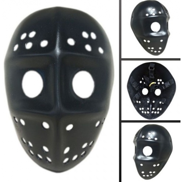 Máscara Jason Preta Fibra de Vidro - Máscaras