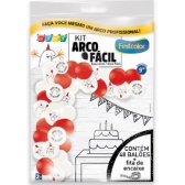 kit Arco Fácil de Balões Flork Meme Festcolor - Temas Variados