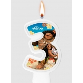 Vela Numeral Moana Regina Festas - Moana