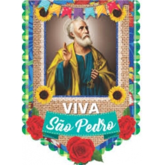 Painel Estandarte São Pedro Reino das Festas
