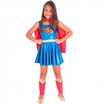 Fantasia Super Mulher infantil Sulamericana