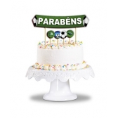 Topo de Bolo Futebol c/6 Junco - Temas Variados
