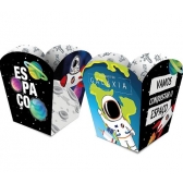 Mini Cachepot Espacial c/4 Regina Festas - Temas Infantis