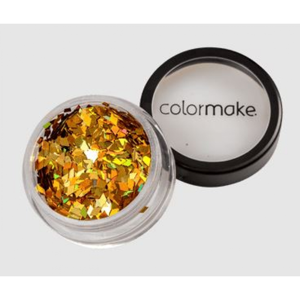 Glitter Formatos 2g Diamante Ouro Colormake - Maquiagem