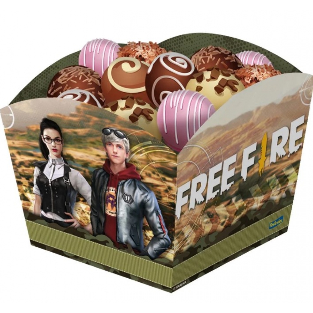 Cachepot Free Fire c/8 Festcolor - Festcolor