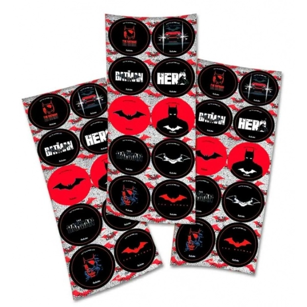 Adesivo Redondo Batman o Filme c/30 Festcolor - Temas Infantis