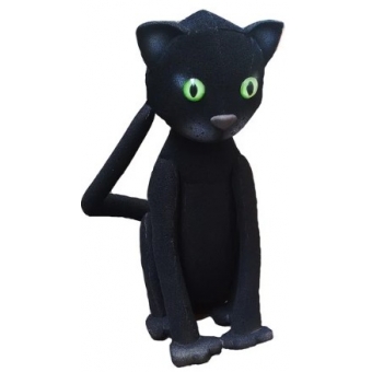 Enfeite Gato Preto Halloween em Espuma
