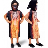 Fantasia Halloween Esqueleto em Chamas Infantil Anjo - Fantasias Infantis