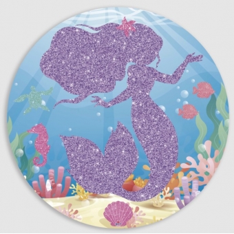 Painel Gigante Redondo Sereia Nova Junco