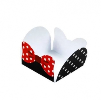 Forma 4 Pétalas Laço Vermelho c/50 NC Toys