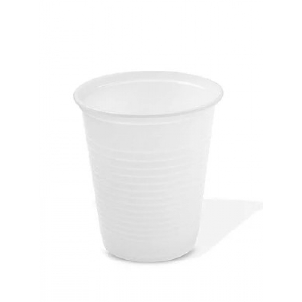 Copo Plástico 200ml Biodegradável Branco c/50 Trik Trik - Descartáveis