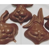 Forma Pirulito de Chocolate Coelhão c/2 Anelli - Confeitaria