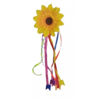 Presilha Junina Girassol Grande Com Fitas