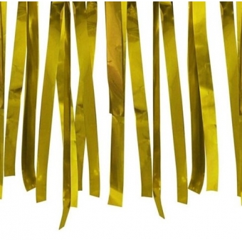 Varal Decorativo de Fitas Metalizadas Dourado 10 Metros