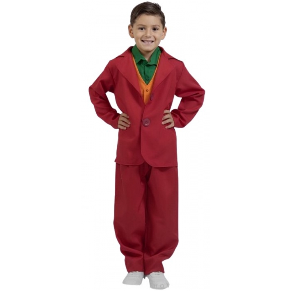 Fantasia Coringa Vinho Halloween Infantil Golden Moon - Fantasias Infantis