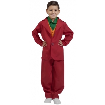 Fantasia Coringa Vinho Halloween Infantil Golden Moon