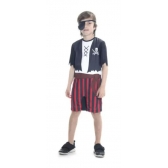 Fantasia Pirata Curto Infantil Sulamericana - Fantasias Infantis
