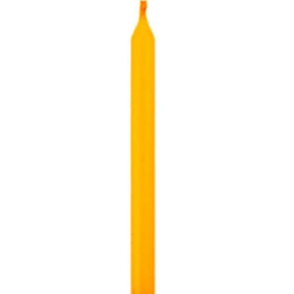 Vela Palito Neon Laranja c/24 Regina - Velas