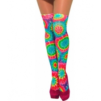 Meia 7/8 Colorida Tie Dye 2 Adulto