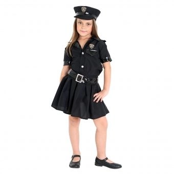 Fantasia Policial Feminina Infantil Sulamericana