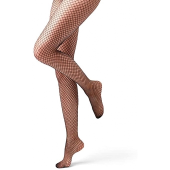 Meia Calça Arrastão Adulto Preta