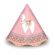 Chapéu Cone Love Lhama c/8 Junco - Temas Infantis