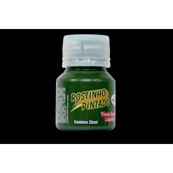 Tinta Facial Líquida 35ml Rostinho Pintado - Verde Bandeira