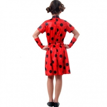 Fantasia Ladybug Vestido Luxo Infantil Sulamericana