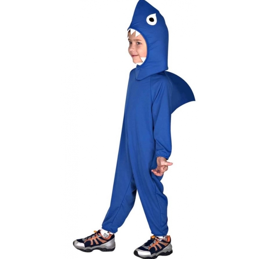 Fantasia Tubarão Azul Infantil Sulamericana - Fantasias Infantis