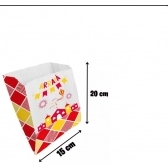 Saco de Papel Multiuso Arraia Vermelho c/50 Festcolor - Festa Junina