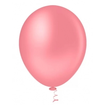 Balão 9 Liso Rosa Blush c/50 Pic Pic